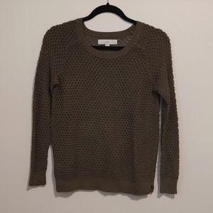 NWOT Loft textured sweater netted stretchy